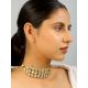 Handcrafted Kundan Grid Choker Necklace